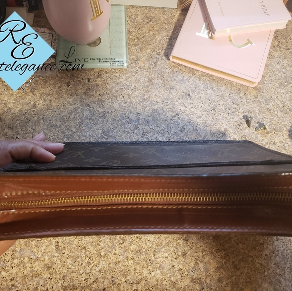 Pre-owned Authentic Louis Vuitton Monogram Pochette Homme Clutch - Picture 5 of 14